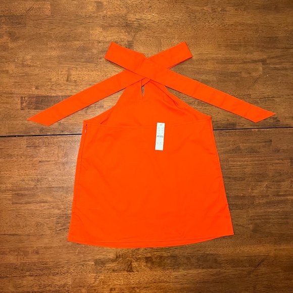 NWT J Crew Organic Cotton Poplin Halter Top - Picture 5 of 6